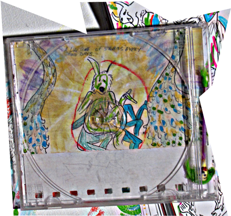 hand drawn portrait sketch a leme harot album artwork lome marsupial